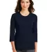 Port Authority L517    Ladies Modern Stretch Cotto True Navy front view