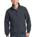 Port Authority J337    Soft Shell Bomber Jacket in Battleship gry front view