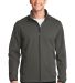 Port Authority J717    Active Soft Shell Jacket in Grey steel front view