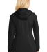 Port Authority L719    Ladies Active Hooded Soft S in Deep black back view