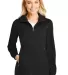 Port Authority L719    Ladies Active Hooded Soft S Deep Black front view