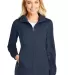 Port Authority L719    Ladies Active Hooded Soft S Dress Blue Nvy front view