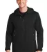Port Authority J719    Active Hooded Soft Shell Ja Deep Black front view