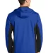 Port Authority J719    Active Hooded Soft Shell Ja True Roy/Dp Bk back view