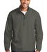 Port Authority J343    Zephyr 1/2-Zip Pullover in Grey steel front view