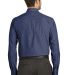 Port Authority TLS640    Tall Crosshatch Easy Care in Deep blue back view