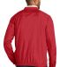 Port Authority J342    Zephyr V-Neck Pullover in Rich red back view