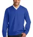 Port Authority J342    Zephyr V-Neck Pullover True Royal front view