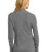 Port Authority LSW289    Ladies Open Front Cardiga in Med hthr grey back view
