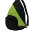 Port Authority BG206    Active Sling Pack Lime Shock/Blk front view