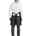 Port Authority A704    Easy Care Tuxedo Apron with in Black back view