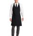 Port Authority A704    Easy Care Tuxedo Apron with in Black front view