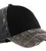 Port Authority C807    Camo Cap with Contrast Fron MO NW BRK/BLK front view