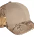 Port Authority C807    Camo Cap with Contrast Fron RT Extra/Khaki front view