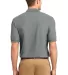Port Authority TLK500    Tall Silk Touch Polo Cool Grey back view
