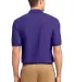 Port Authority TLK500    Tall Silk Touch Polo Purple back view