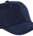 Port Authority BTU    Brushed Twill Cap in Navy front view