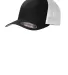 Port Authority C812    Flexfit   Mesh Back Cap in Black/white front view