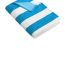 Port Authority PT43 Port & Company   Cabana Stripe in Turquoise front view