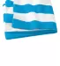 Port Authority PT43 Port & Company   Cabana Stripe Turquoise front view