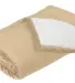 Port Authority BP40    Mountain Lodge Blanket Soft Camel front view