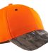 Port Authority C804    Enhanced Visibility Cap wit in Orngblaze/mo front view