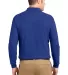 Port Authority TLK500LS    Tall Silk Touch Long Sl Royal back view