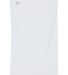 Carmel Towel Company C1625 Hemmed Towel in White back view