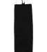 Carmel Towel Company C1717MTC Fairway Golf Towel Black front view