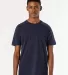 Los Angeles Apparel FF01 Mens 50/50 Poly Cotton Te Navy front view