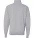 Champion S400 Double Dry Eco 1/4 Zip Pullover Light Steel back view