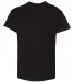 Champion T435 Youth Short Sleeve Tagless T-Shirt Black front view