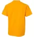 Champion T435 Youth Short Sleeve Tagless T-Shirt Gold back view