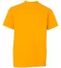 Champion T435 Youth Short Sleeve Tagless T-Shirt Gold front view