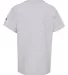 Champion T435 Youth Short Sleeve Tagless T-Shirt Light Steel back view