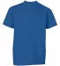 Champion T435 Youth Short Sleeve Tagless T-Shirt Royal Blue front view