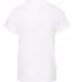 Champion T435 Youth Short Sleeve Tagless T-Shirt White back view