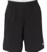 Champion 8180 9" Inseam Cotton Jersey Shorts with  Black front view