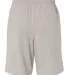 Champion 8180 9" Inseam Cotton Jersey Shorts with  Oxford Grey back view