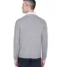 D475 Devon & Jones Men's V-Neck Sweater GREY HEATHER back view