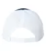 Valucap VC400 Twill Trucker Cap Navy/ White back view