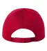 Valucap VC900 Poly/Cotton Twill Cap Red back view