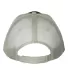 Valucap S102 Sandwich Trucker Cap Black/ Grey back view