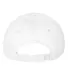 Valucap VC350 Unstructured Washed Chino Twill Cap White back view