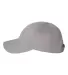 Valucap VC350 Unstructured Washed Chino Twill Cap Grey side view