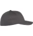 Flexfit 6377 Brushed Twill Cap in Cool grey side view