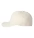 Flexfit 6377 Brushed Twill Cap in Natural side view