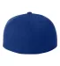 Flexfit 6210FF Flat Bill Cap in Royal blue back view