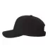 Flexfit 110P One Ten Mini-Pique Cap in Black side view
