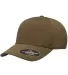 Flexfit 180 Delta Seamless Cap in Olive side view